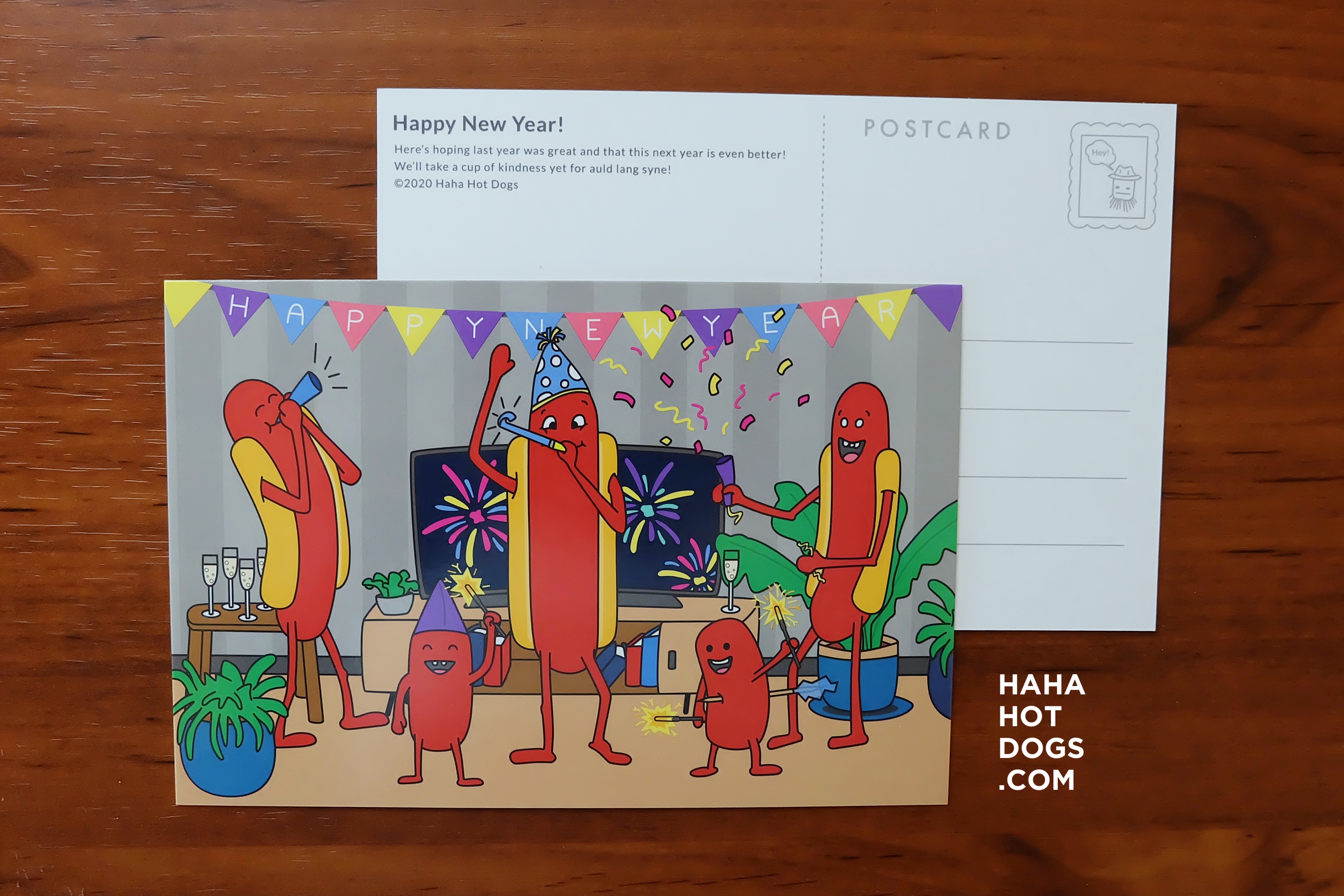 santa postcard